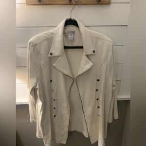 Beautiful Women's Multiples Ivory Jacket Sz 2X
